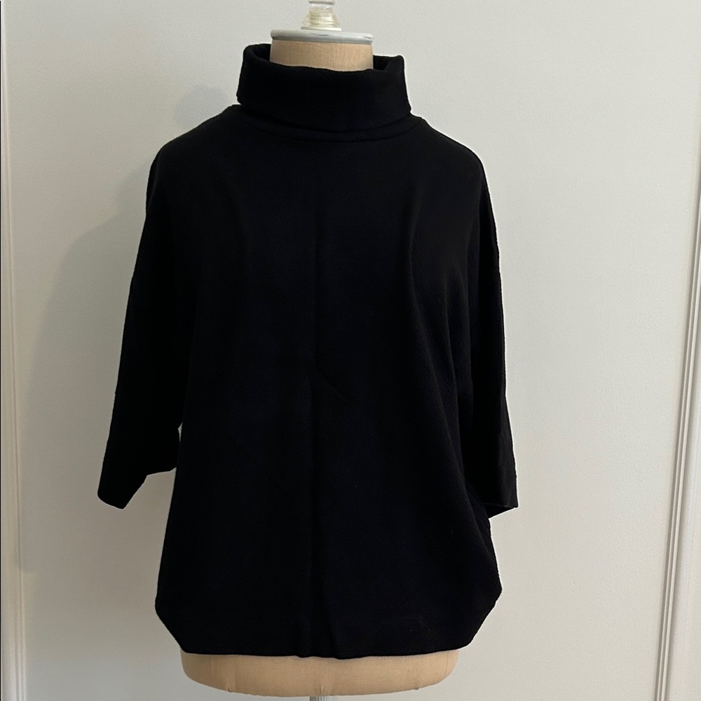 Women's J.Crew 365 Crepe Short-Sleeve Turtleneck, S, GUC